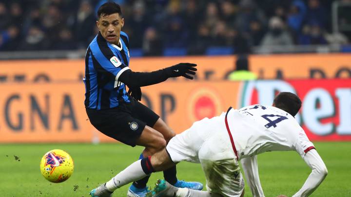 Inter 4 1 Cagliari Alexis Volvio A Jugar Y Avanzo En Copa Italia As Chile